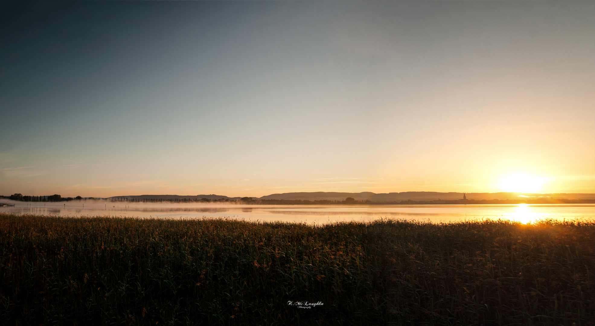 Golden Hour Panorama (Moos, Radolfzell)