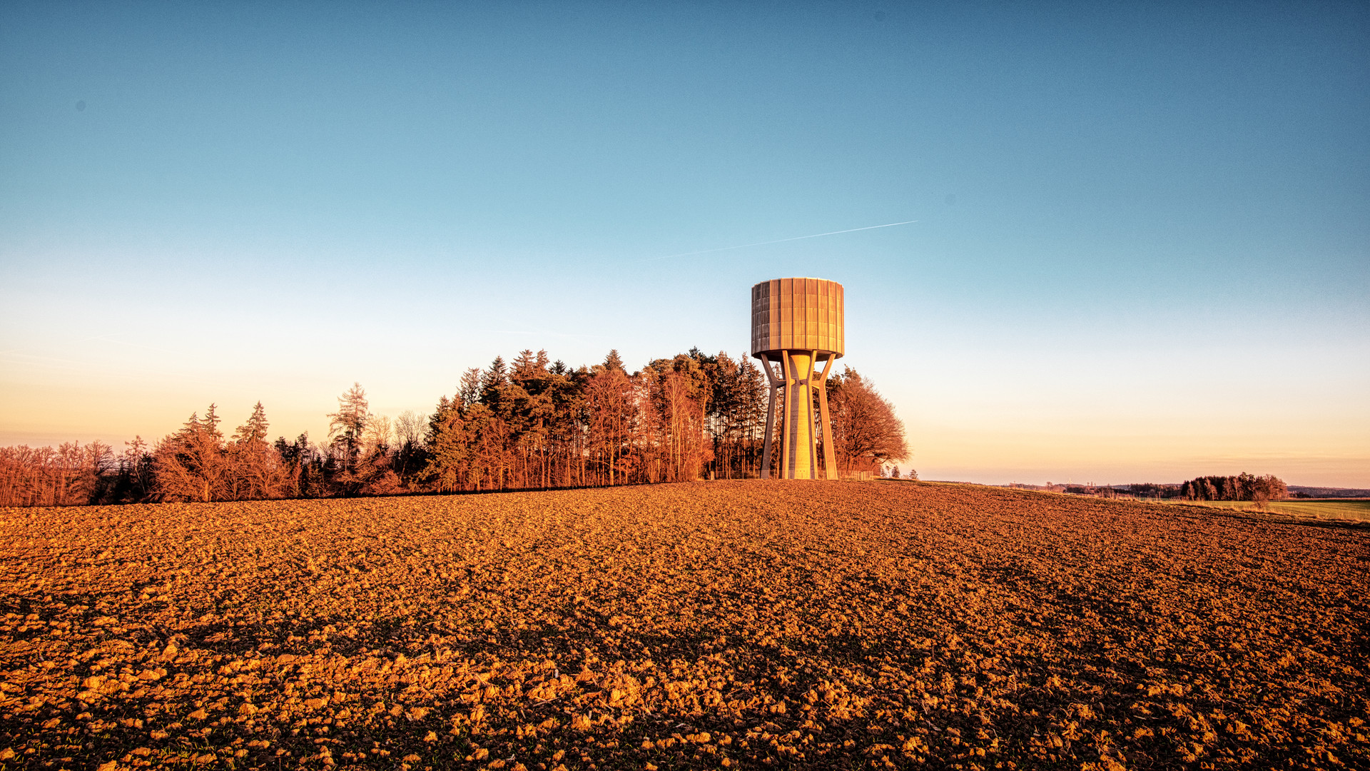 golden hour / water tower