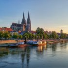 Golden light Regensburg