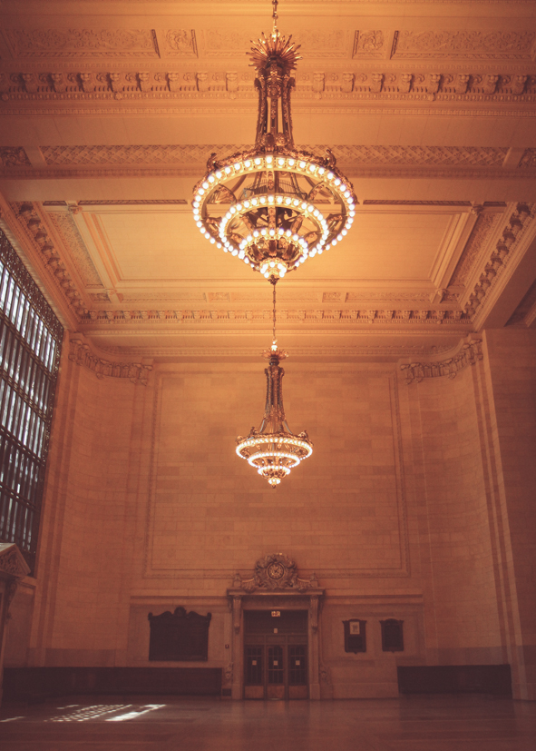 Golden Lights at Grand Central