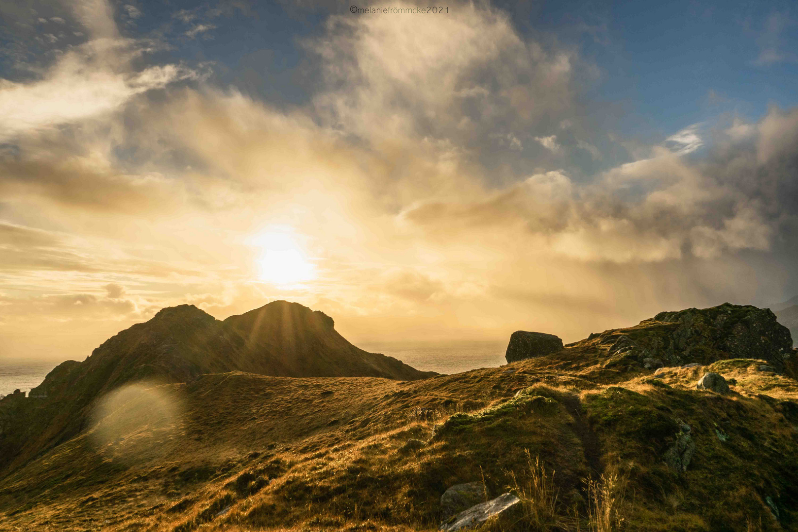 Golden Lofoten Sunset