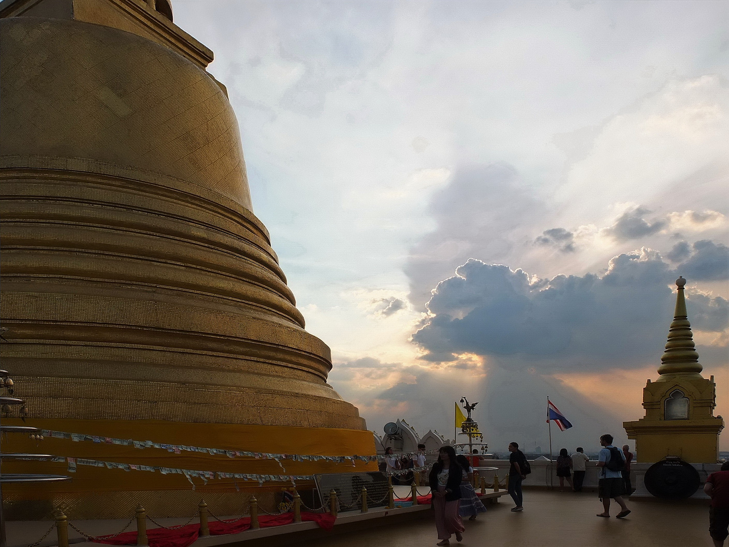 golden mountain evening