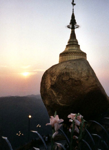 Golden Rock in Myanmar