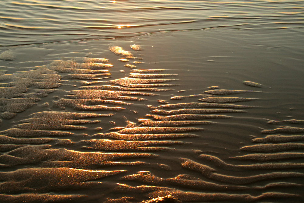 Golden sand