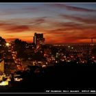 Golden Sky over Lombard Street - Russian Hill