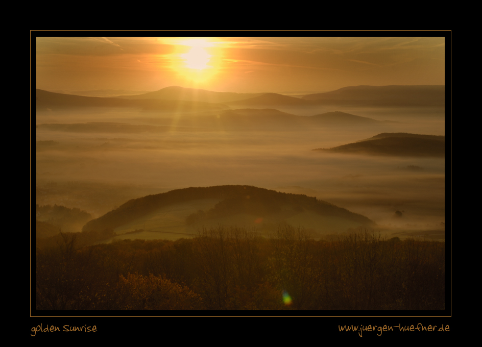 golden sunrise