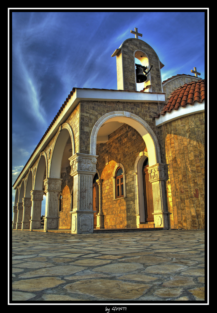 Golden Sunset Chapel (HDR)