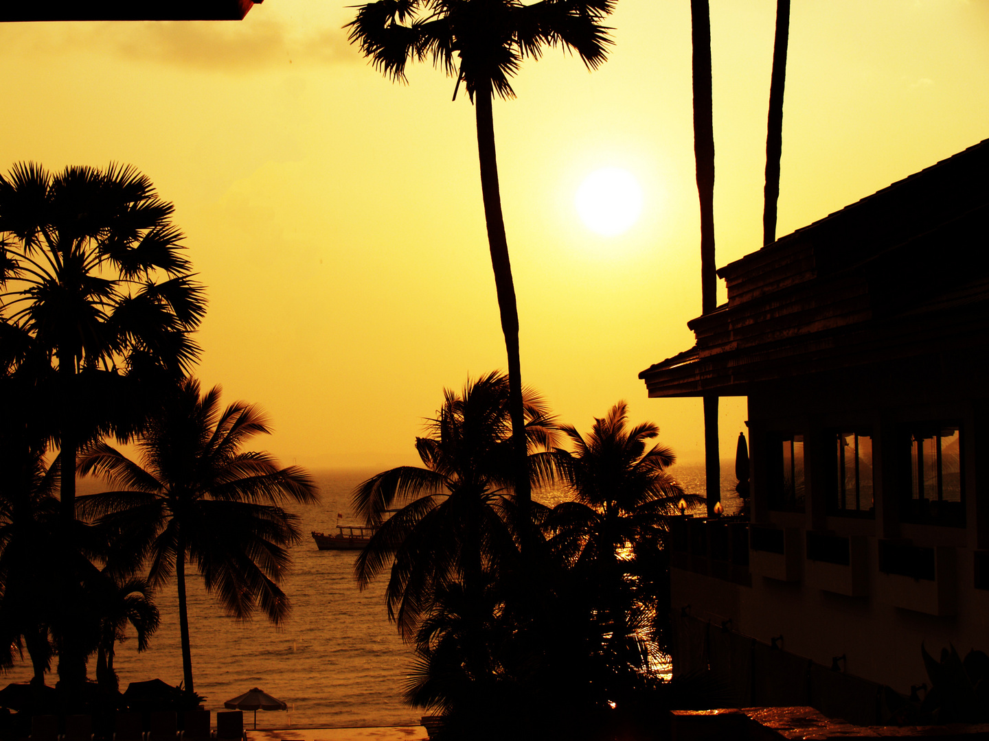 golden Sunset in Thailand