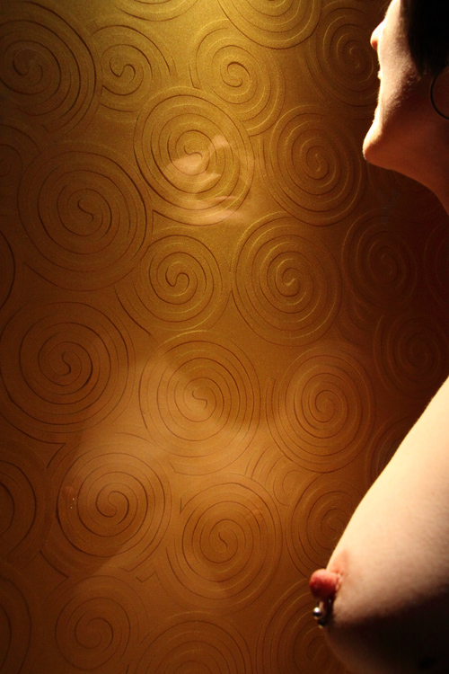 Golden Swirls Scene