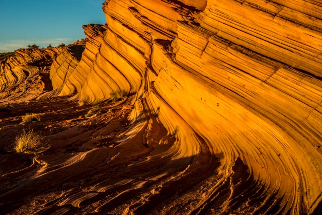 Golden Wall bei Page, Arizona