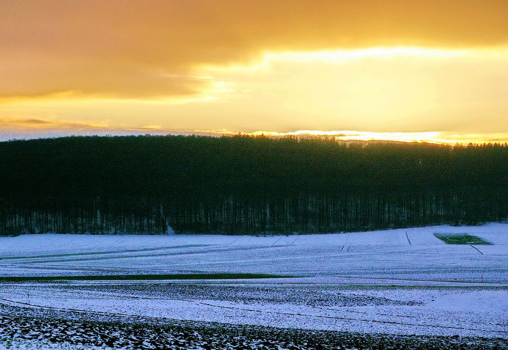 goldene Abendsonne