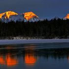 Goldene Bergzeit im Abendlicht