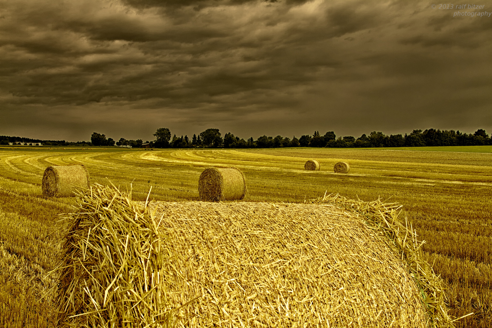 Goldene Erntestimmung