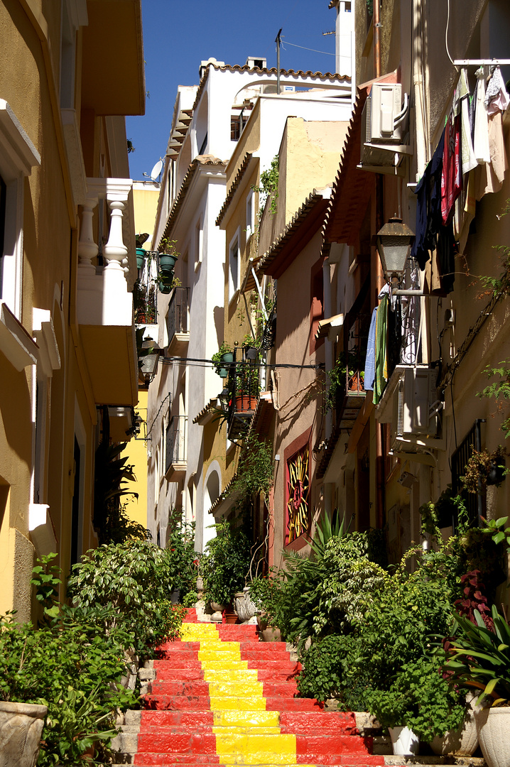 Goldene Gasse in Calpe