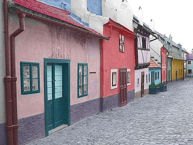 Goldene Gasse Prag Foto Bild General On The Road World Bilder Auf Fotocommunity