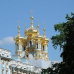 goldene Kuppeln - die Schloßkirche am Katharinenpalast