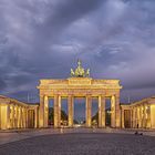 Goldene Licht über Brandenburger Tor