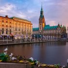 Goldene Licht über den Rathaus