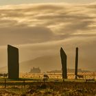 Goldene Morgenstimmung bei den Stones of Stennes