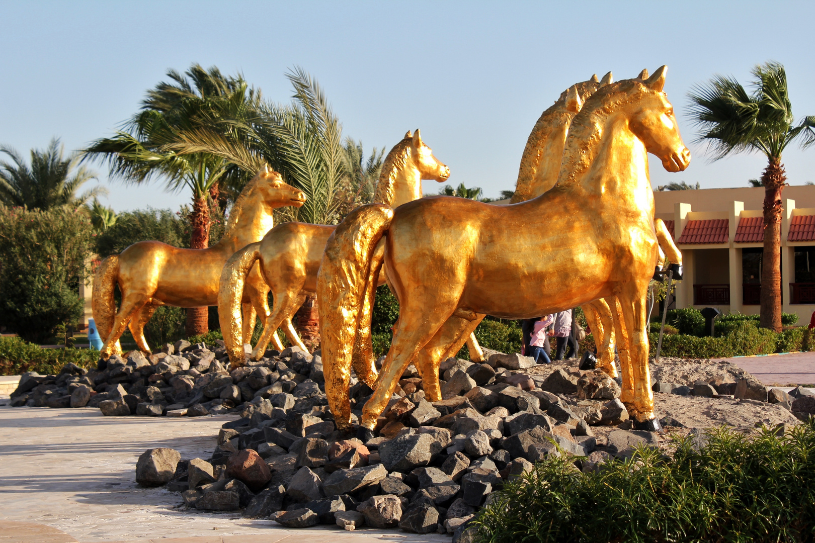 goldene Pferdchen