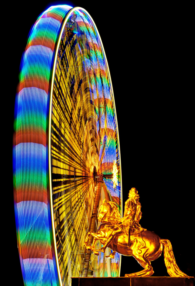 Goldene Reiter in Dresden