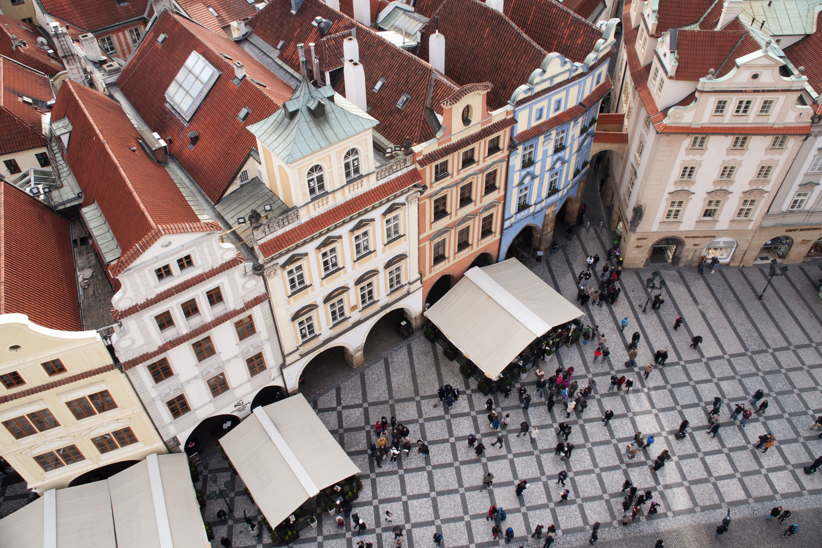 Goldene Stadt Prag - Blick vom Altstädter Rathaus