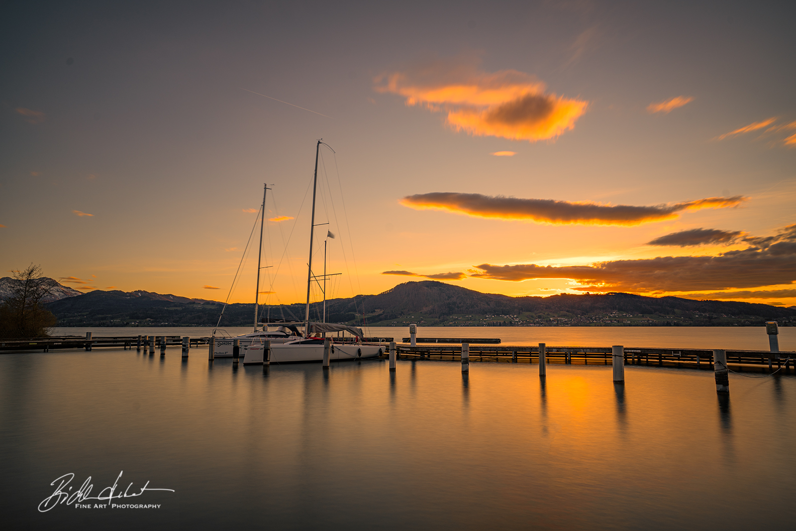 Goldene Stunde am Attersee