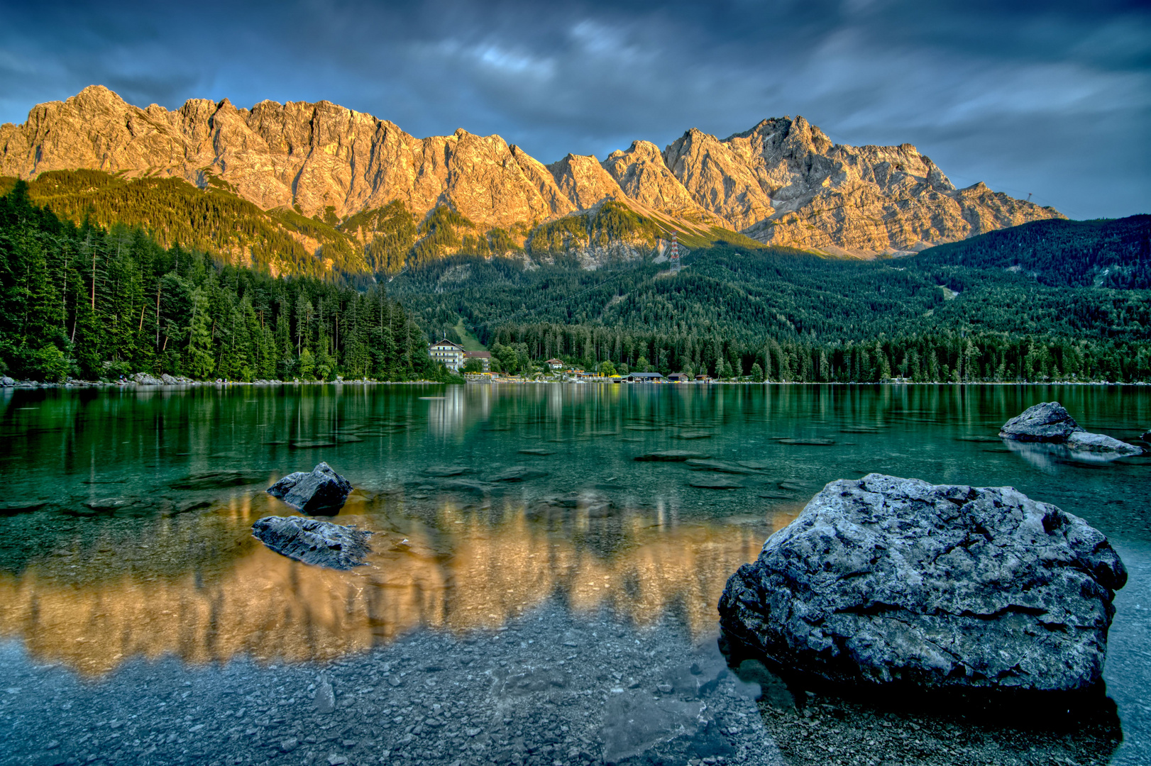 Goldene Stunde am Eibsee