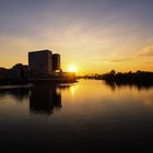 goldene Stunde am Medienhafen