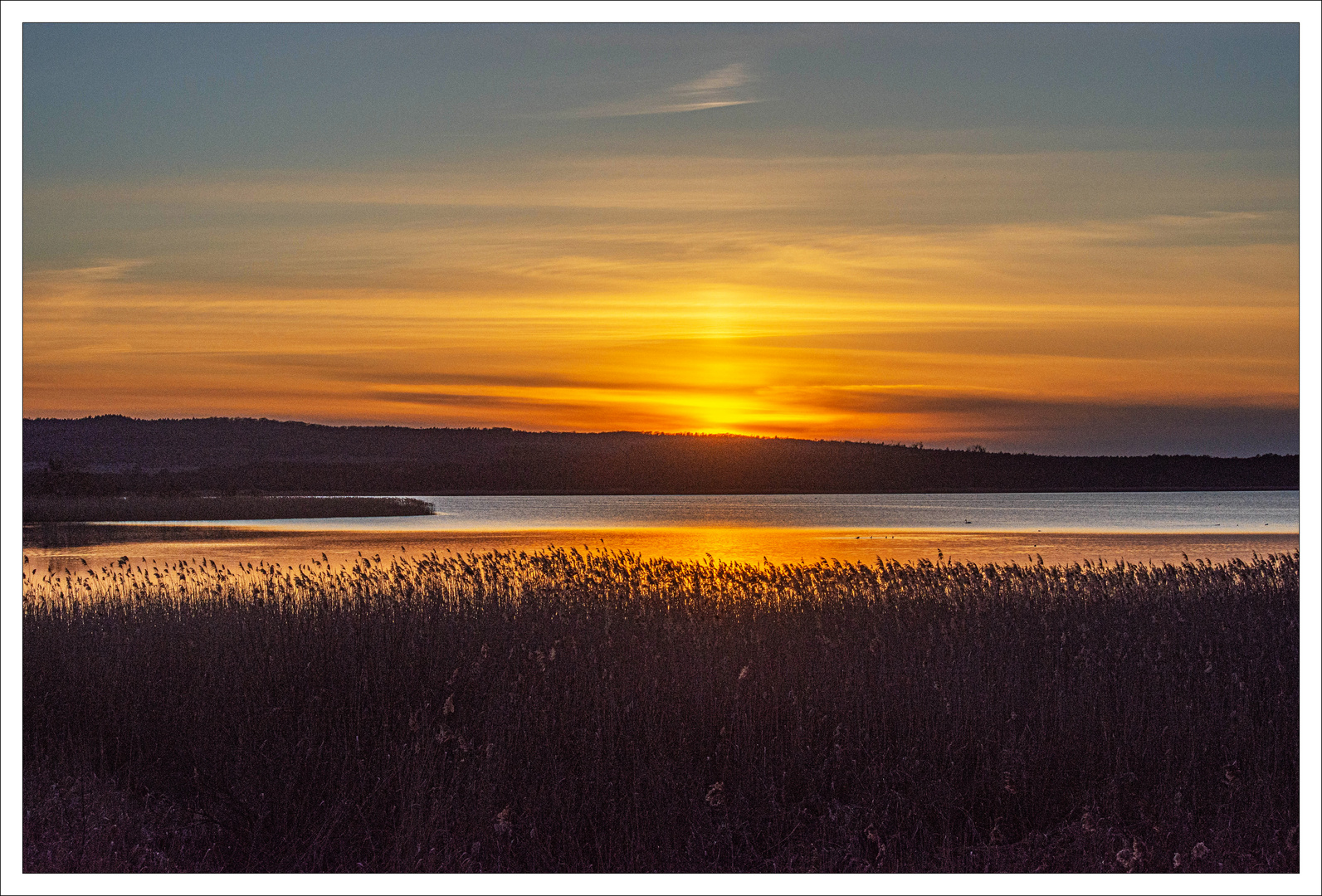 Goldene Stunde am See