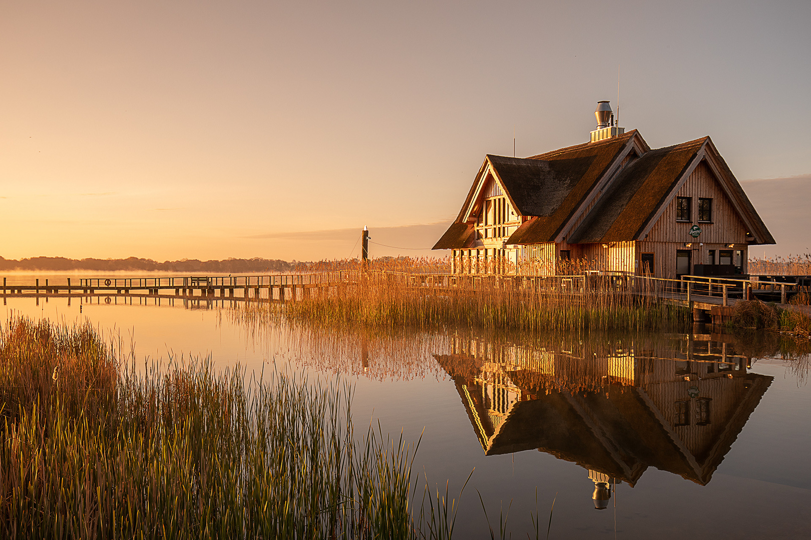 Goldene Stunde am See