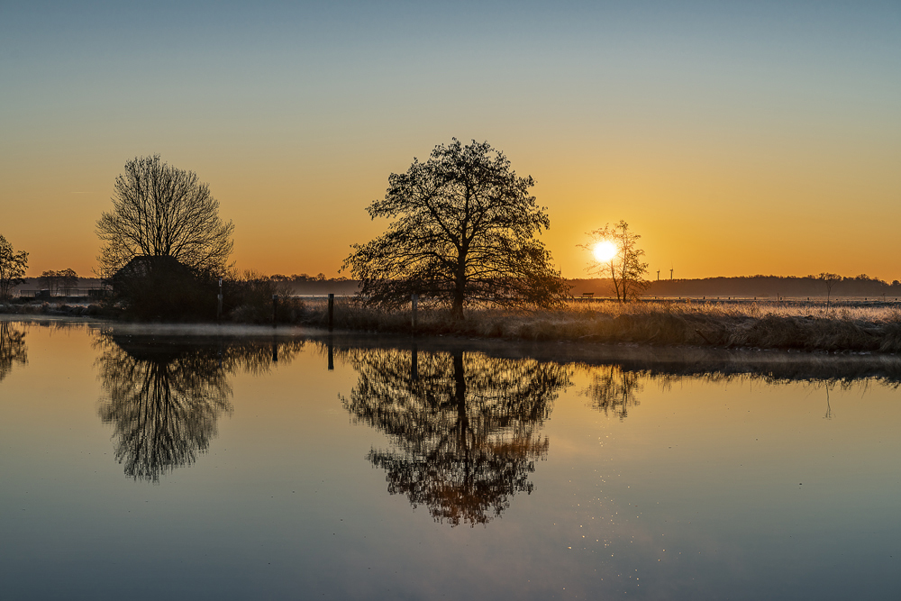 goldene Stunde an der Hamme