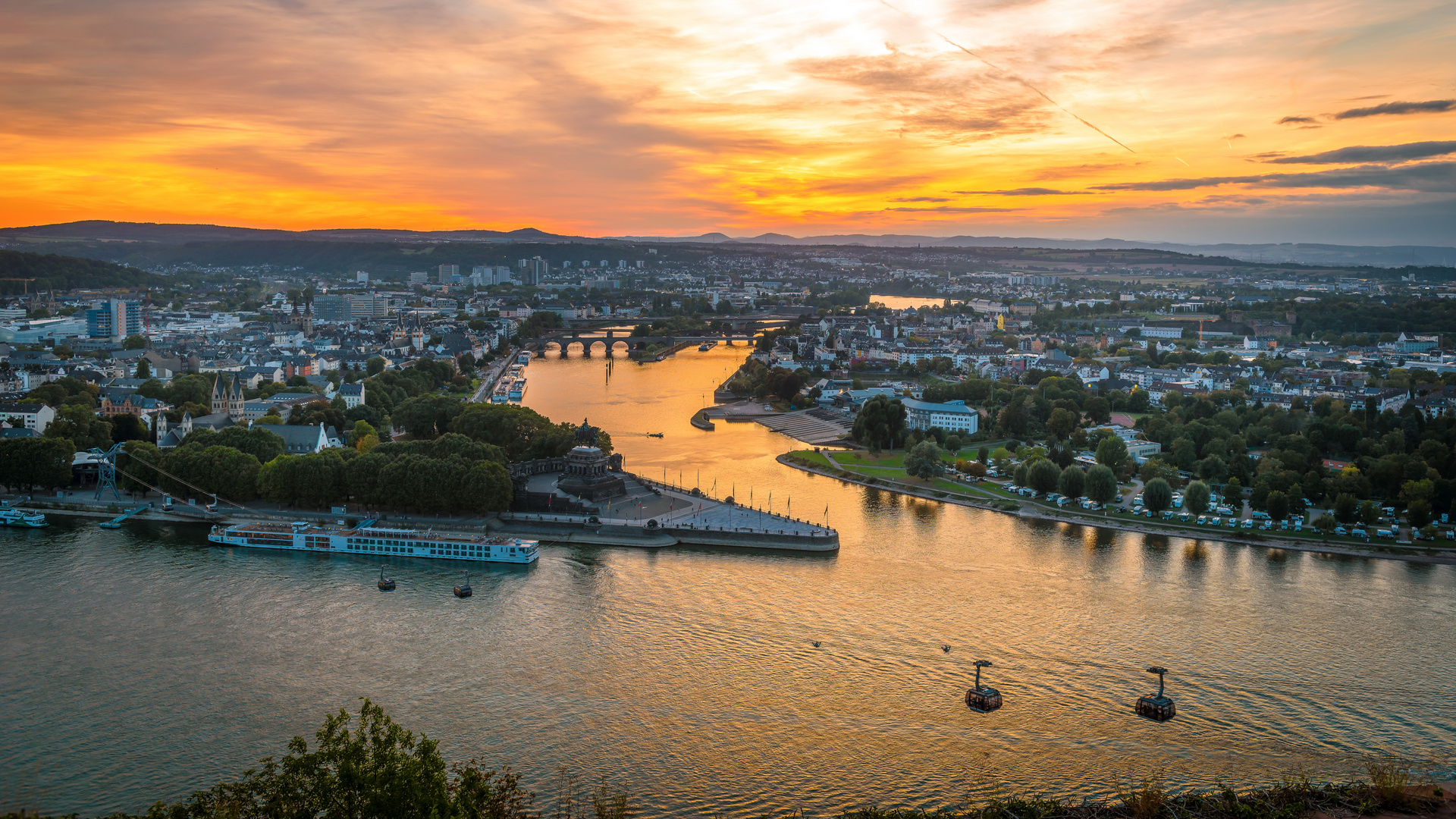 Goldene Stunde an Rhein und Mosel