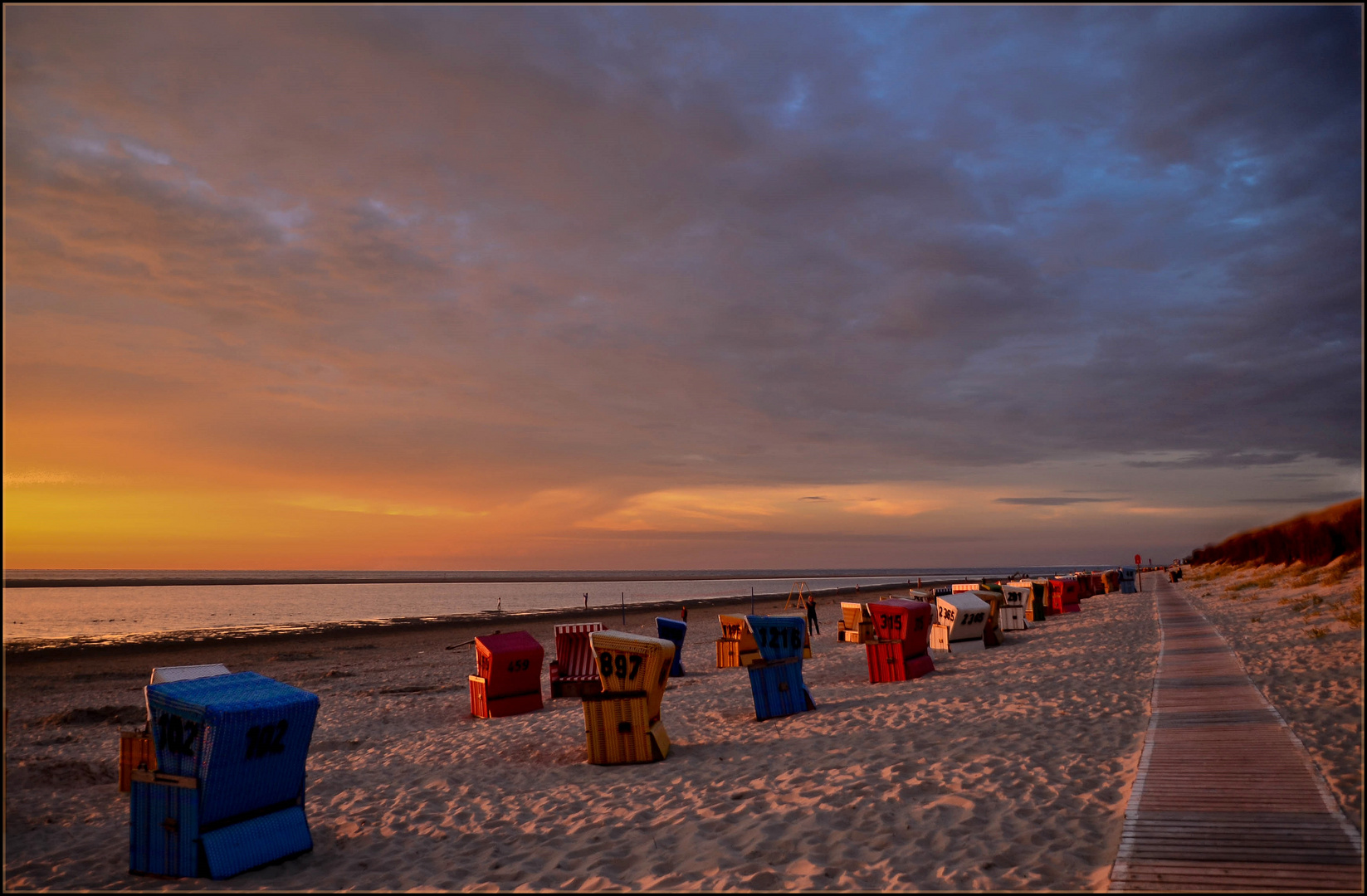 Goldene Stunde auf Langeoog