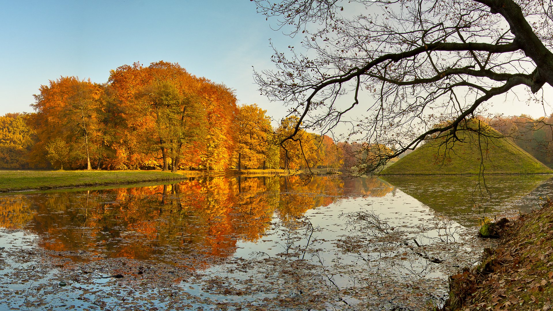 Goldene Stunde in Branitz