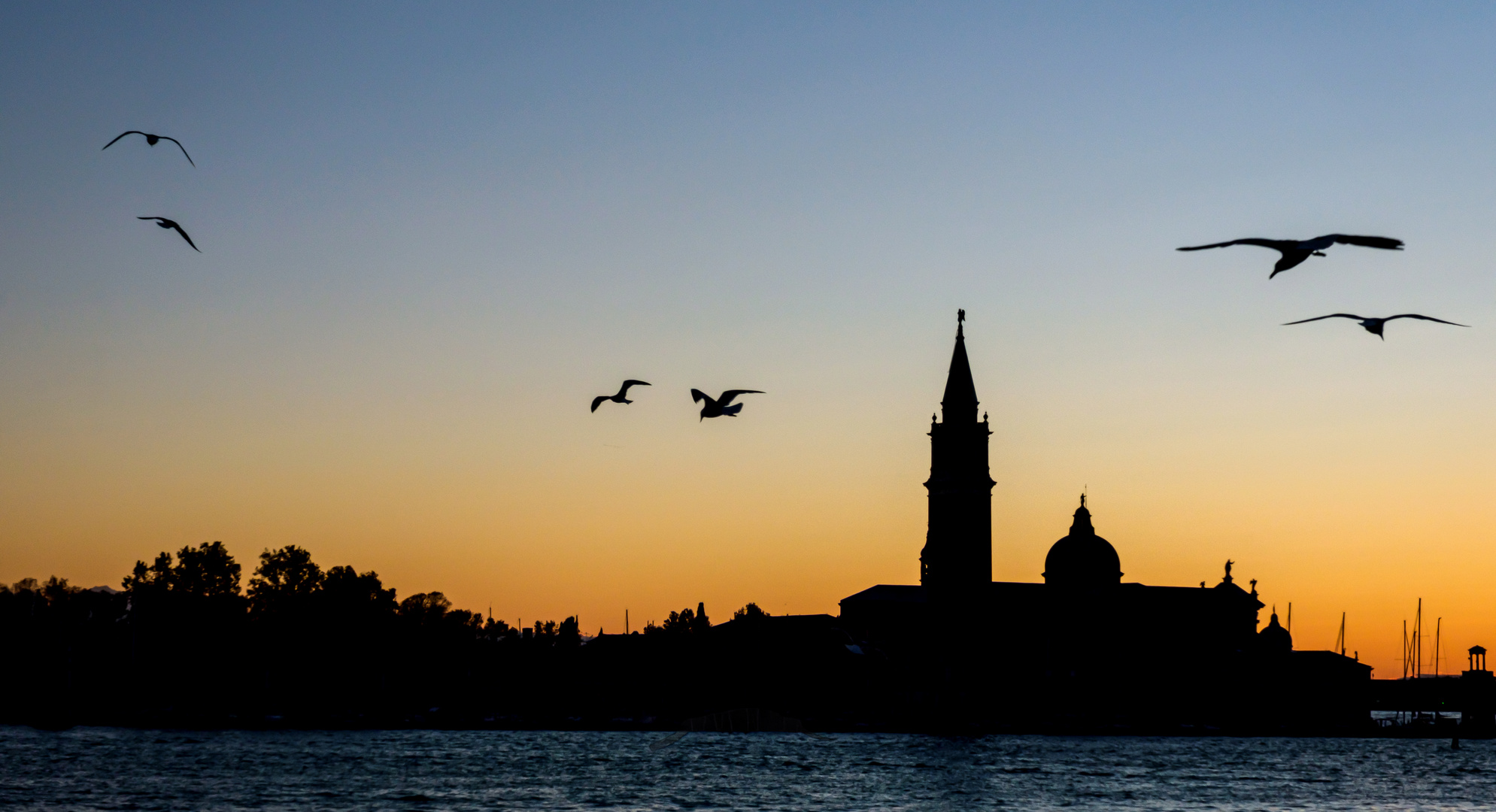 Goldene Stunde in Venedig