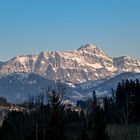 Goldene Stunde über den Berg Säntis