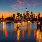 Goldene Stunde über Frankfurt 