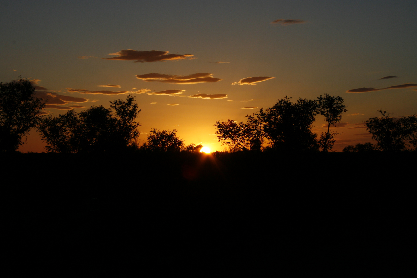 Goldene Wolken