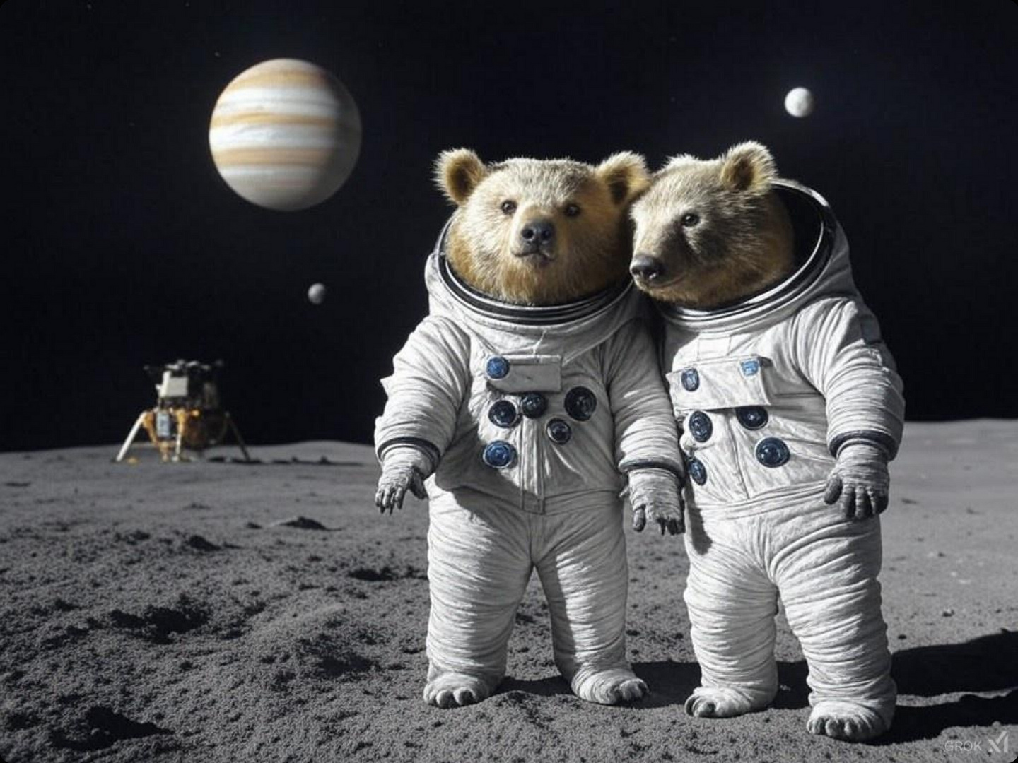 Goldene Wombats auf Reisen - Auf einem Jupitermond