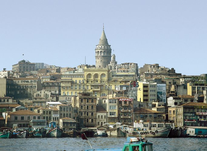 Goldenehorn und Galataturm-Istanbul