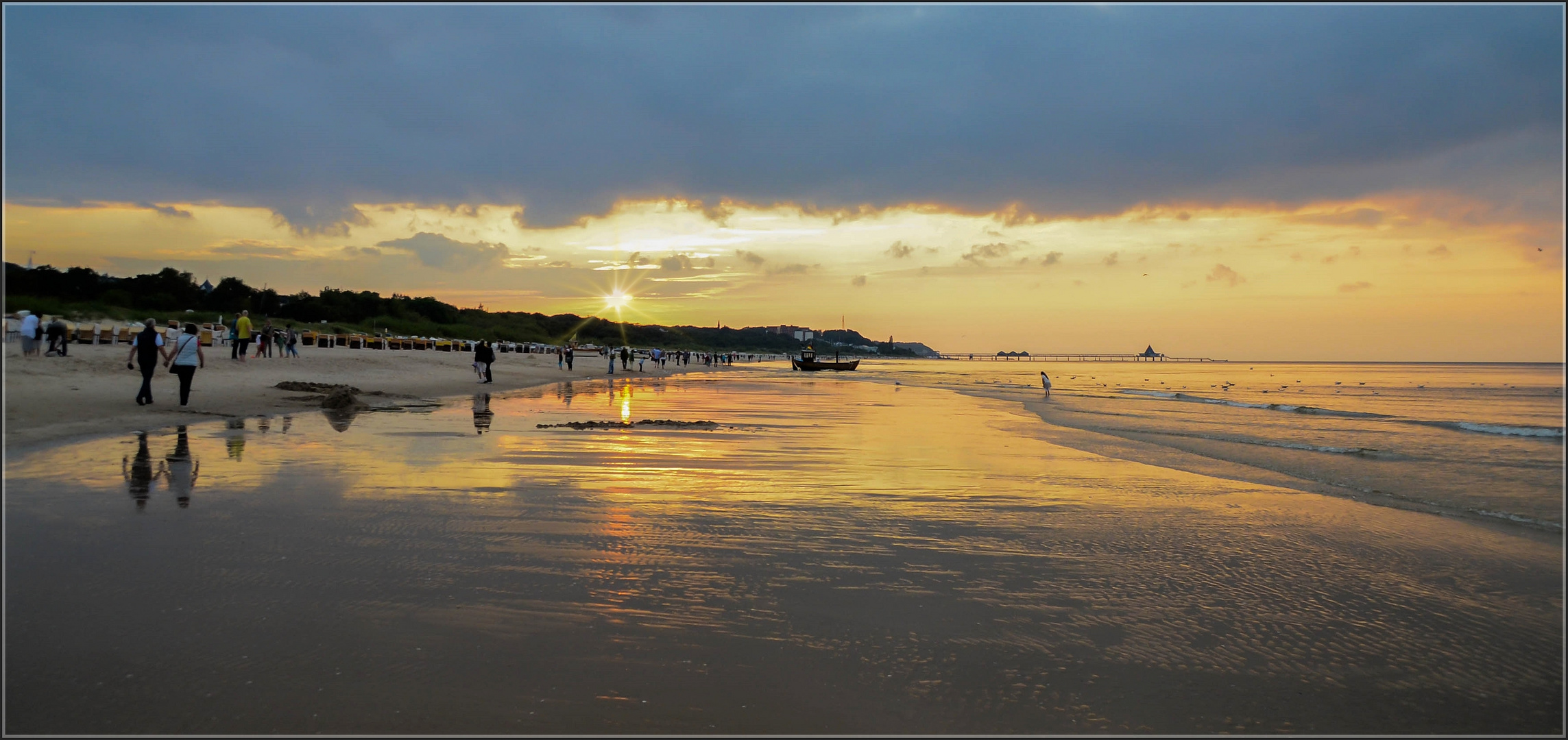 Goldener Abendspaziergang ...