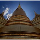 Goldener Chedi im Grand Palace Bangkok