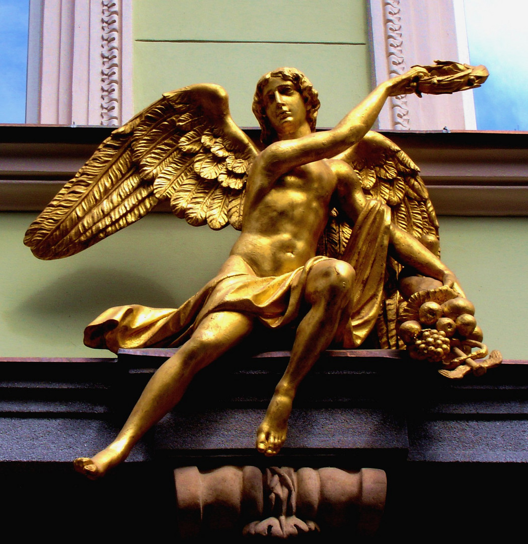 Goldener  Engel aus goldenen Zeiten