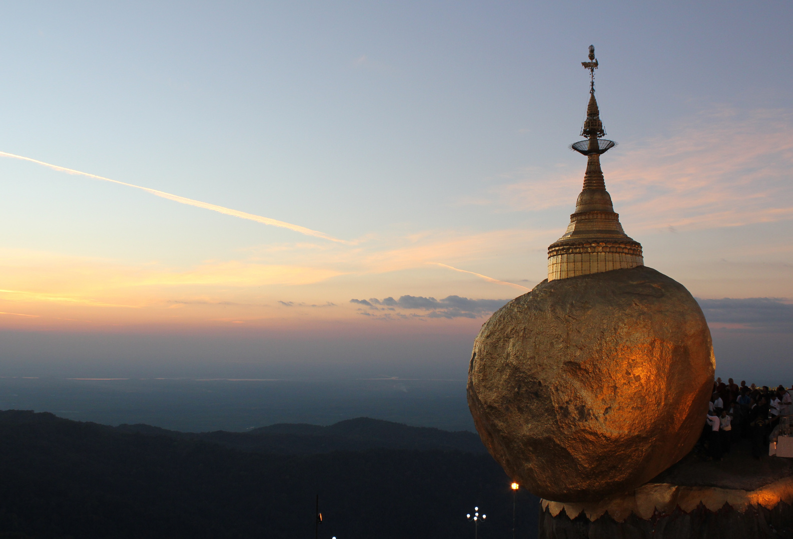 goldener Felsen