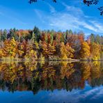 Goldener Herbst am Gübsensee