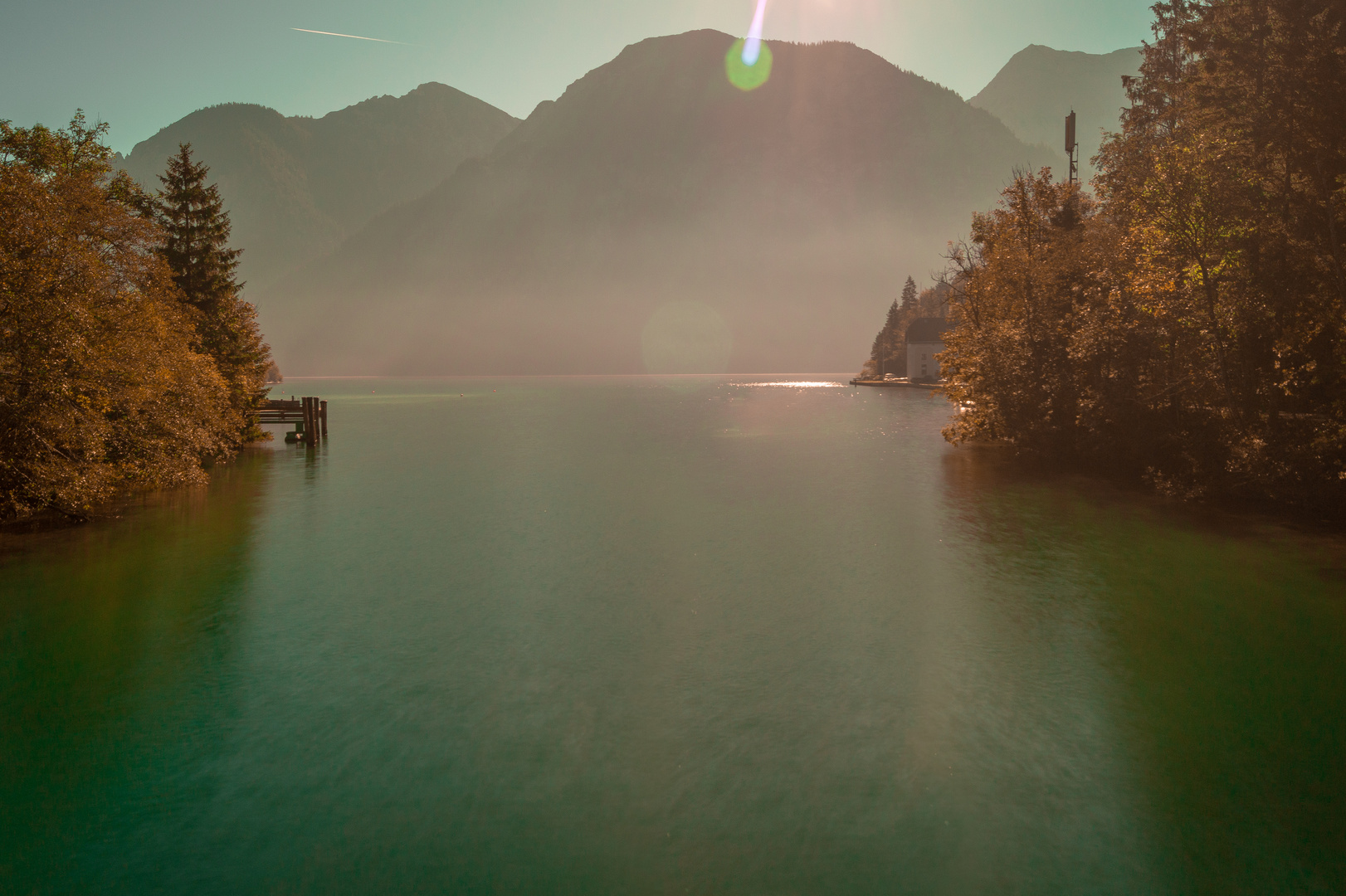 Goldener Herbst am Plansee