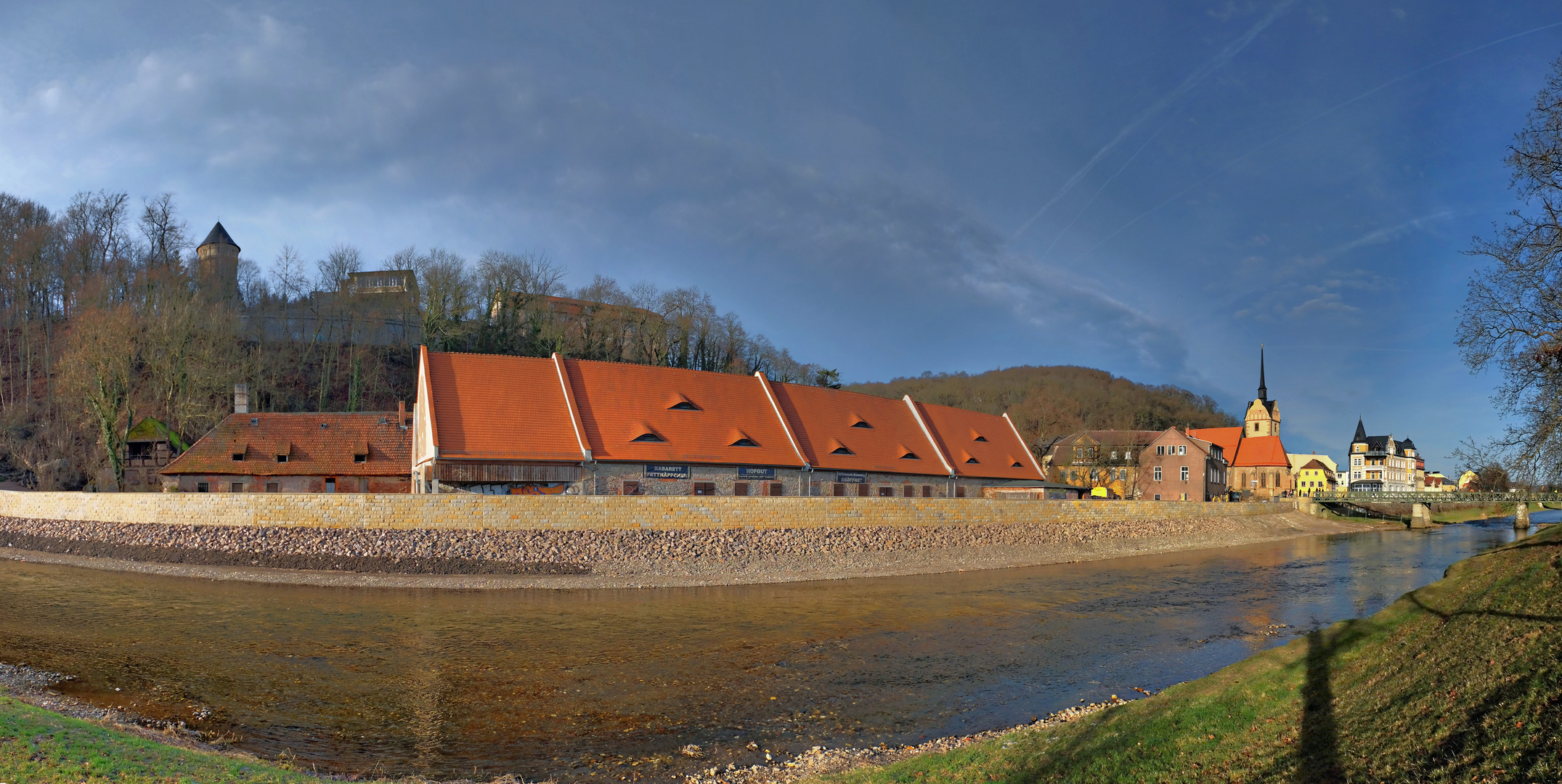 "Goldener Herbst" am Silvestervormittag, Gera-Untermhaus-Panorama