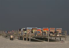 Goldener Herbst am Strand von St. Peter-Ording