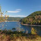 Goldener Herbst an der Ohra-Talsperre in Luisenthal